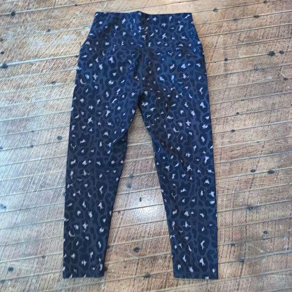 Varley Montero cropped high rise XS cheetah print athletic leggings - Picture 5 of 5
